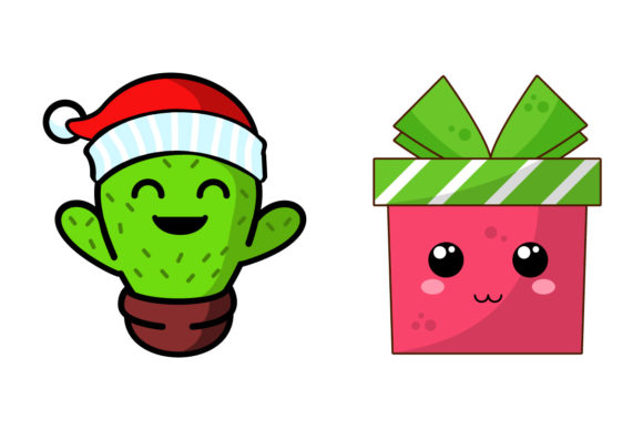 Bundle Kawaii Christmas-01: Graphics & Illustrations