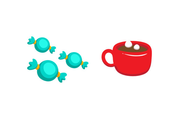 Candy & Hot Chocolate Graphics: Festive Illustrations