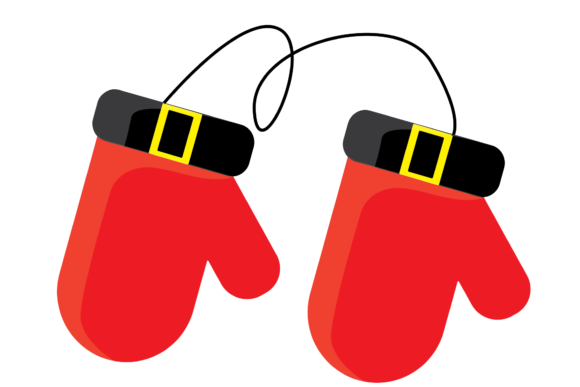 Christmas Glove Illustration for Decor: Graphics Review