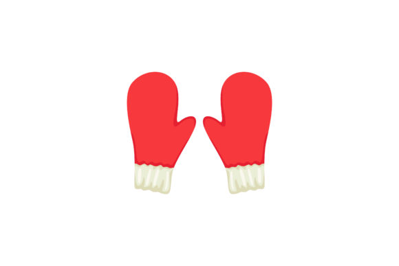 Christmas Red Gloves Illustration Design Review