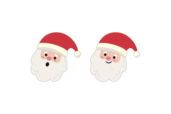 Christmas Santa Head Set: Graphics & Illustrations Review