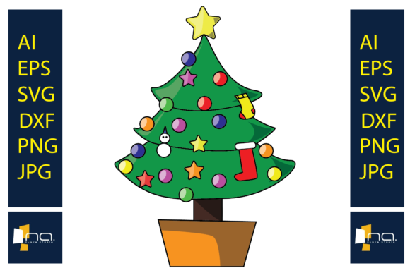 Christmas Tree Flat Graphics: Illustrations Review