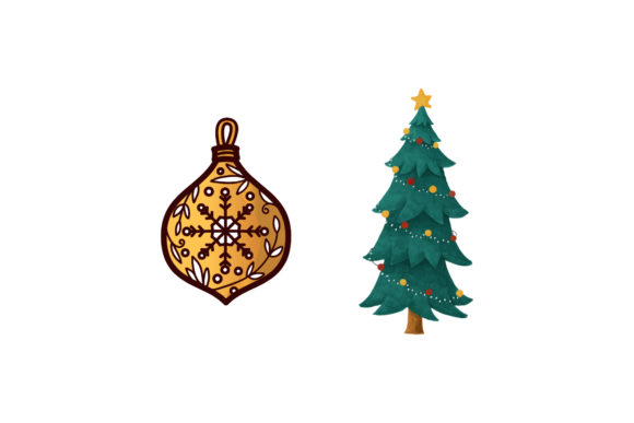 Christmas Tree Set Ornament Assets: Graphics Review