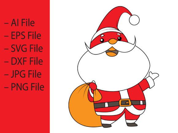 Cute Christmas Santa Claus-01 Graphics & Illustrations Review