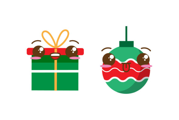 Cute Gift Ornaments Christmas Vector Graphics Review