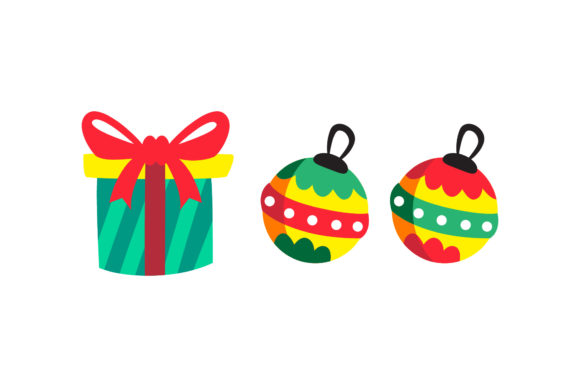 Decoration and Gift Christmas Asset: Graphics & Illustrations