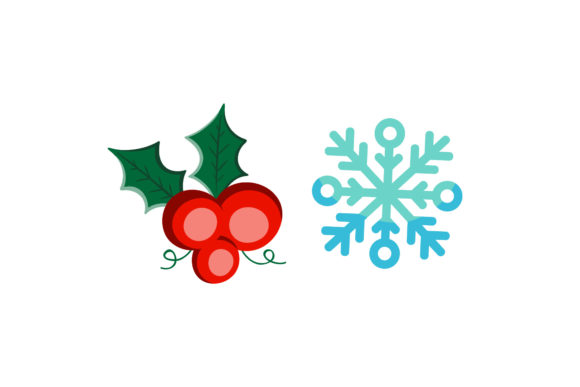 Mistletoe and Snow Christmas Set: Graphics & Illustrations Review