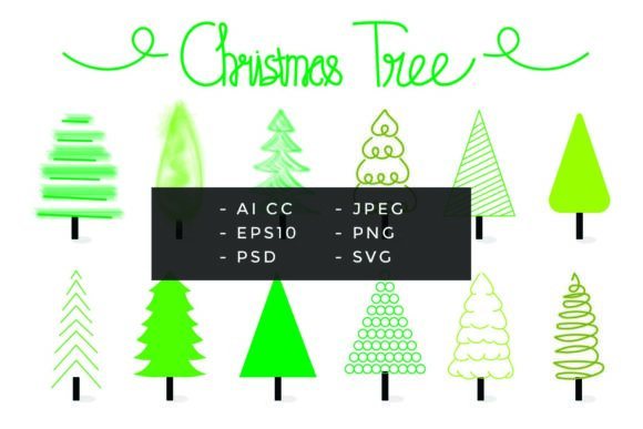 Pine Christmas Tree Bundle: Graphics & Illustrations Review