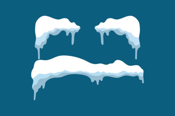 Snow Christmas Vector Asset for Graphics & Illustrations