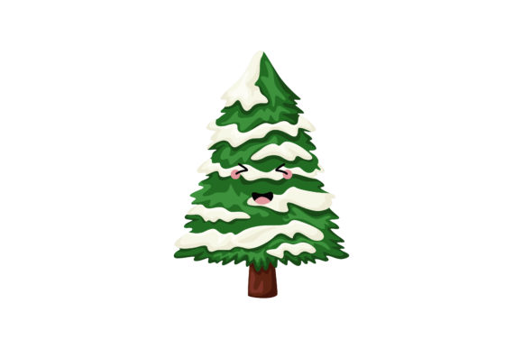 The Snow Christmas Tree Kawaii Different Graphics Review